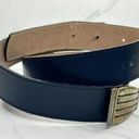 Vintage Blue Bruno Val  Leather Concho Belt Size Small S Womens Photo 3