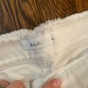 ALC Frank A.L.C. Christie White Zip Front Denim Skirt Photo 2