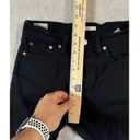 Levi's  Wedgie Straight Jeans Womens 26 Black Button Fly Denim Stretch Basic EUC Photo 11