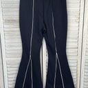 Target VICTOR GLEMAUD (for ) High Rise Flare Leg Pants Black w White Piping-Large Photo 1