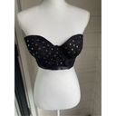 Women’s Y2K Black/ Gold Studded Bralette/Corset/ Bustier /Strapless Size 36C Photo 4