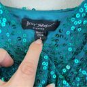 Betsey Johnson  Evening Vintage Sequins Big Satin Bow Mini Dress Barbie Size 6 Photo 2