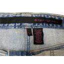 Calvin Klein CK  Jeans Short Denim Skirt Size 9 Flap Pockets Keyring Light Wash Photo 1