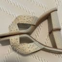 Dolce Vita Pearl Woven Heels Tan Size 8.5 Photo 0