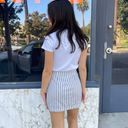 Brandy Melville Striped Linen Skirt Photo 2