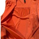 BCBGMAXAZRIA  Wrap Top Blouse Sleeveless Orange Sz S Photo 5