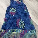 The Moon Celestial Sun/ Tie-Dye boho Side Button Ying/Yang Dress Size Small Photo 0