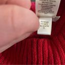 Chico's Chico’s Zenergy Wendy Cable Poncho Red L/XL Photo 2