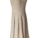 St. John  Collection Sleeveless Textured Knit Dress Ecru, Sz 6 (missing belt) Photo 5