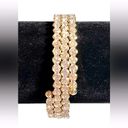 INC  Coil WRAP BRACELET International Concepts GoldTone Crystal Rhinestone NWOT Photo 1