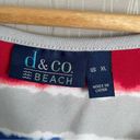 Krass&co D& Beach Cpverup Dress Red White Blue Swim Cover Casual Dress Pocket Lounge XL Photo 5