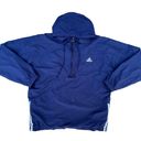 Adidas Vintage 90s  Navy Blue Wind Breaker Hooded Zip Up Jacket Photo 0