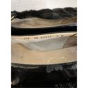 Salvatore Ferragamo  Vara Black Patent Leather Low Pumps Heels Gold Bow Size 8 Photo 2