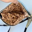 Aimee Kestenberg Leather Crossbody Bag NWT Animal Print Chain Detail Photo 3