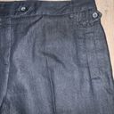 Cato  Dark Wash Blue Cotton Blend High Waist Cuffed Casual Capri Pant Size 14 NEW Photo 3