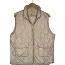 Woolrich  Puffer Vest Womens XL Duck Down Feathers Quilted Pockets Full Zip Tan Photo 6