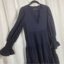 Tuckernuck  Pomander Place Navy Blue Tiered Mini Kenzo Dress Sz.XS Photo 9