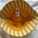 Gap Never worn:  yellow & cream striped bucket hat Photo 1