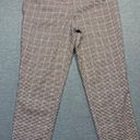 Cato Women's  Brown Plaid Ankle Pants Size 14 nwt Photo 0