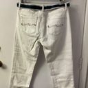 Tommy Hilfiger Belted Cropped Cuff Capri Pants Size 2 White Photo 4