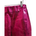 The Moon Day +  barbie hot pink snake print slit mini skirt size Small NEW Photo 2