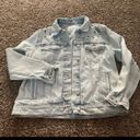 Old Navy floral cut out design denim jacket Large Photo 0