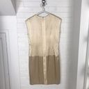 W By Worth Champagne Shimmer Sequin Sheath Dress Photo 5