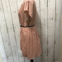 Bordeaux  Los Angeles lightweight dress in peach and black polka dots.  W/belt L Photo 4