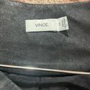 Vince  Asymmetrical Zip Perforated Leather Vest Size XS Photo 5