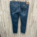 Hollister  Distressed Cuffed Skinny Cropped Jeans Mid Rise Photo 3