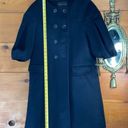 BCBGMAXAZRIA NWOT  Women’s Black Wool Double-Breasted Walker Coat Size Large Photo 7