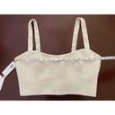 Babaton Aritzia  NWT Giselle Times Ivory Tweed Fitted Cropped Bustier Top Size 10 Photo 10