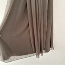 Jenny Yoo  Annabelle Convertible Bridesmaid Maxi Gown in Grey Olive Green | 6 Photo 3