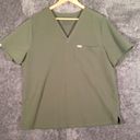 FIGS Catarina one pocket scrub top limited edition moss color vneck size XXLARGE Photo 1