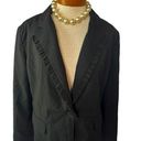 New York & Co. Black ruffled collar blazer size 16 Photo 0