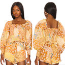 Spell & The Gypsy Collective Spell & The Gypsy $288 Freda Shirred Blouse + Patchwork Shorts Set Photo 5