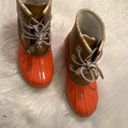 Jack Rogers  Chloe Classic Rain Boot Tan Coral Photo 2