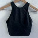 Lululemon  Diamond Grid Swim Top Active Top Black 4 Photo 1