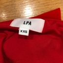 Free People New! LPA Red “Daydream” Wrap Tank Mini Dress XXS Photo 6