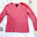 Tahari  Pure Luxe Pink 100% Cashmere Sweater Med Photo 0