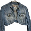 Paris Blues  Super Cropped Denim Jacket Bolero Photo 2