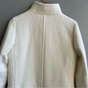 J.Crew  NWT Textured Wool Blend Coat in Ivory Size 8 Photo 7