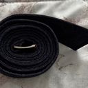 Michael Kors Navy Blue Canvas Fabric Belt with Silver Buckle, size 64” Photo 6