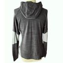 FootJoy  Hoodie Two Tone Gray Hooded Pullover Activewear Top ~ Women's Size LARGE Photo 4