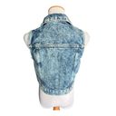 Amethyst Jeans Womens  Cowboy Coture Stonewash Western Chic Denim Jean Vest  Sz L Photo 4