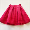 EXPRESS Textured Pleated Short Skirt Photo 5