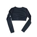 n:philanthropy  Black Roxbury Womens Cut-Out Asymmteric Crop Top Photo 6