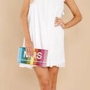 Aura White Linen Mini Dress Photo 1