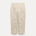 ZARA NWT  EMBROIDERED PANTS ZW COLLECTION. Size Medium Photo 1