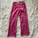 ZARA  wide leg jeans in pink Photo 1